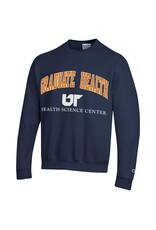 CHAMPION (REG. $20) GRADUATE HEALTH CHAMPION POWERBLEND FLEECE CREW - MARINE NAVY