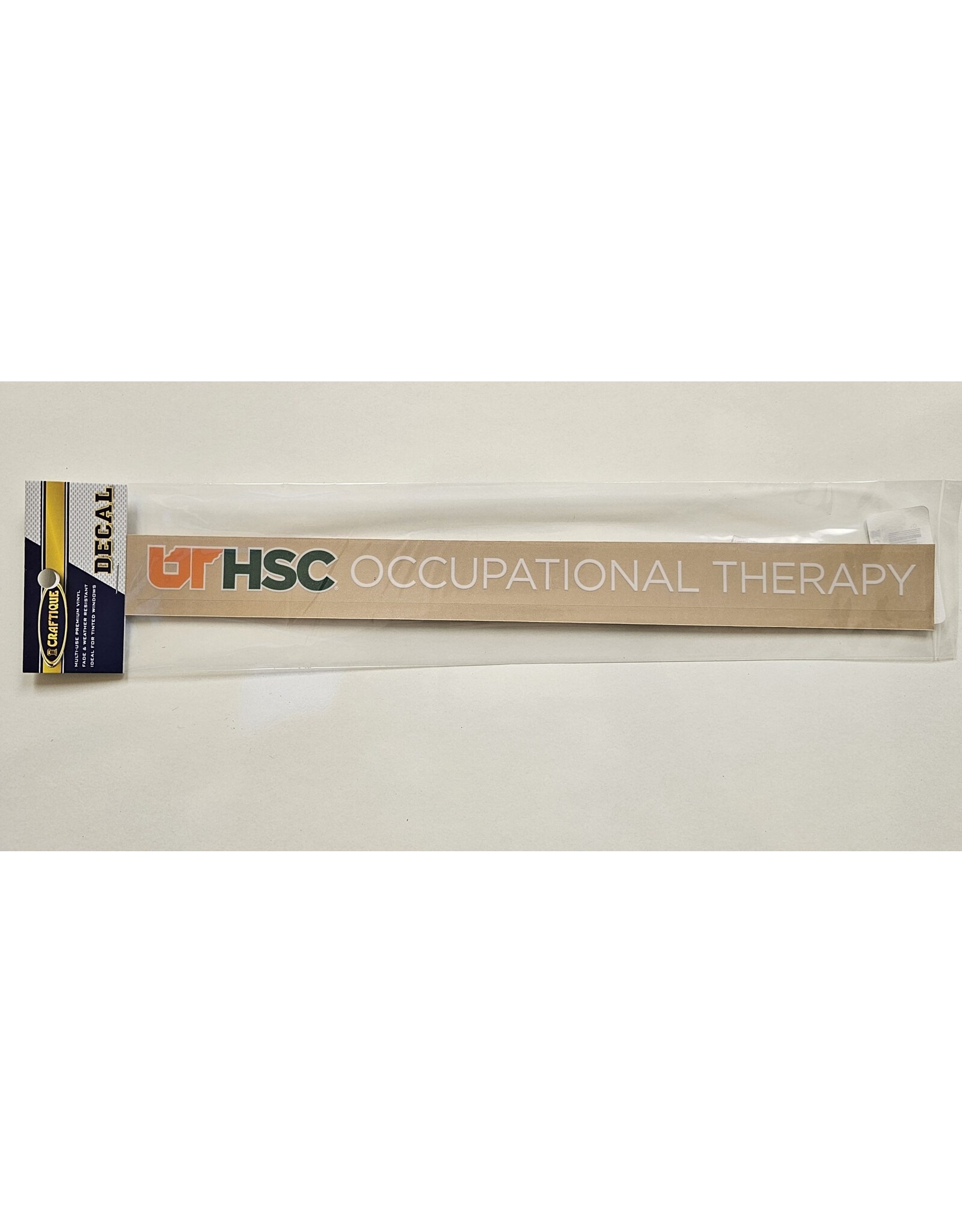 CRAFTIQUE OCCUPATIONAL THERAPY DECAL 12"