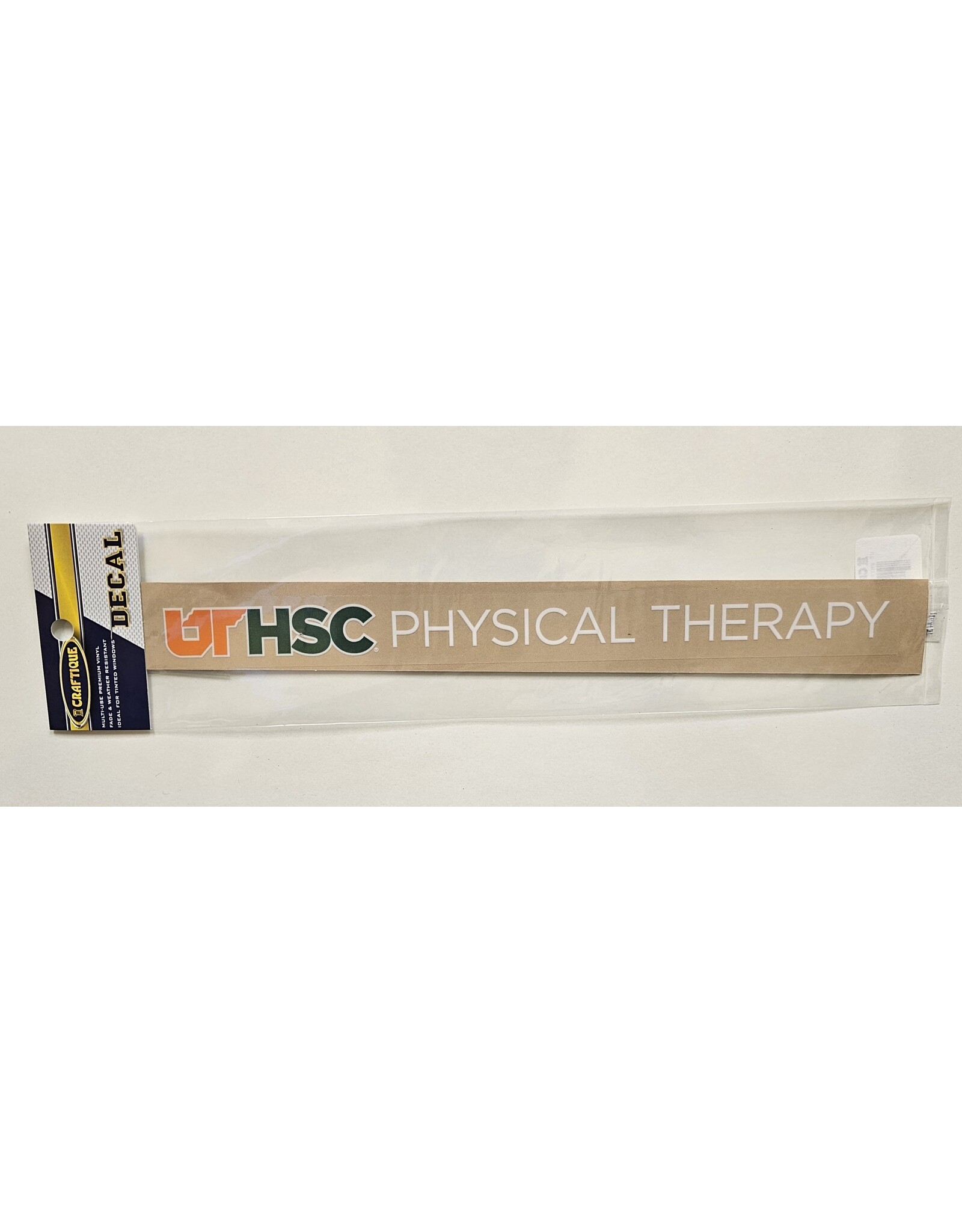 CRAFTIQUE PHYSICAL THERAPY DECAL 12"