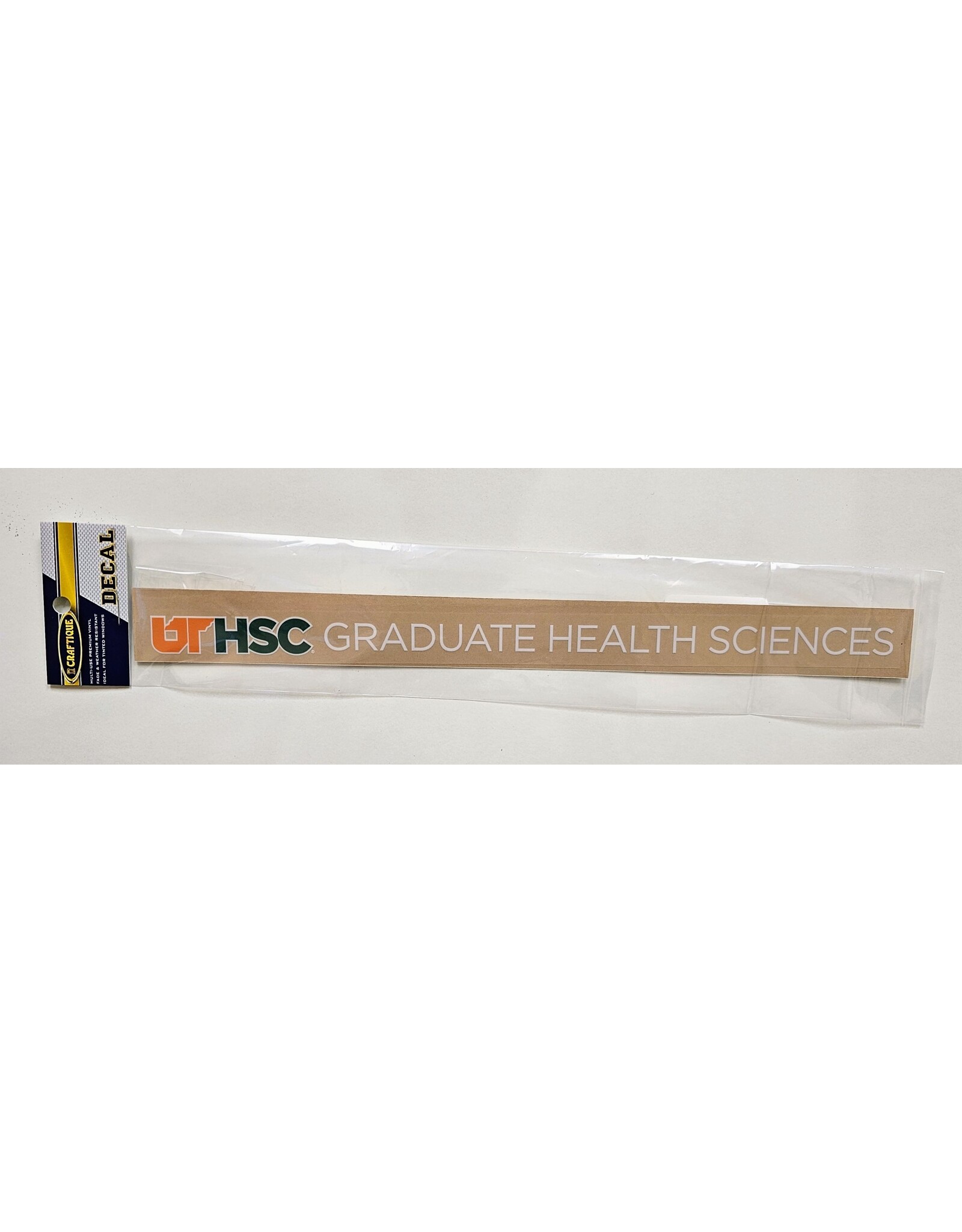 CRAFTIQUE GRADUATE HEALTH SCIENCES DECAL "6