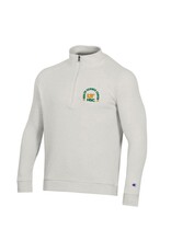 CHAMPION MEN'S TRIUMPH FLEECE RAGLAN 1/4 ZIP - PEBBLESTONE