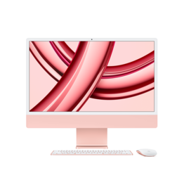 APPLE PINK 24" IMAC w/ RETINA 4.5K DISPLAY: APPLE M3 CHIP w/ 8-CORE CPU & 10-CORE GPU, 512GB SSD