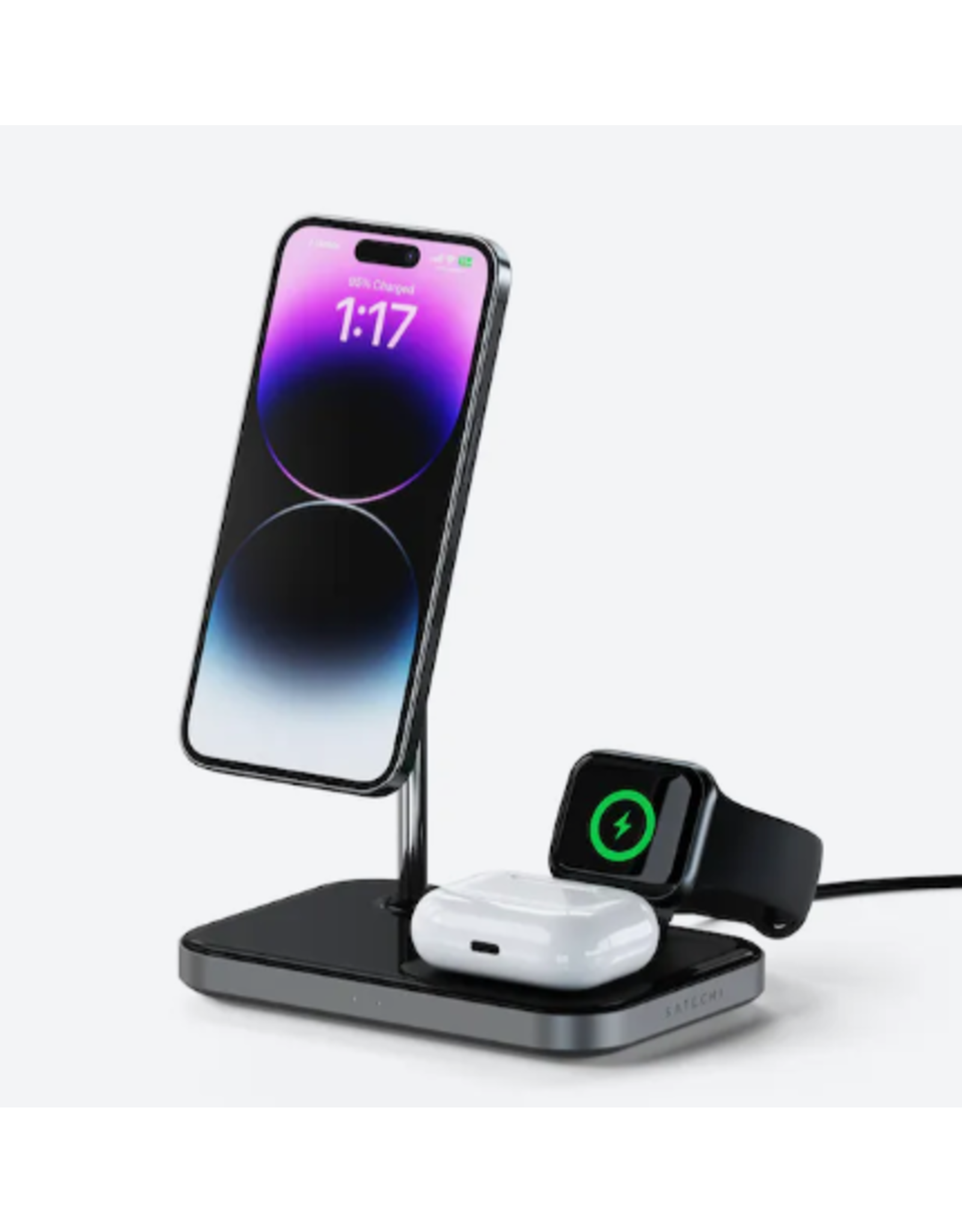 SATECHI 3-N-1 MAGNETIC WIRELESS STAND
