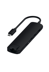SATECHI SATECHI 7-N-1 USB-C SLIM MULTIPORT w/ ETHERNET ADAPTER SPACE GRAY