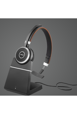 JABRA JABRA EVOLVE 65SE Stereo Wireless On-Ear Headset with Stand (Microsoft Teams, USB Type-C, Black)
