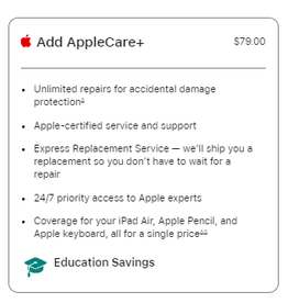 APPLE APPLECARE+ 13-INCH IPAD AIR (M3)