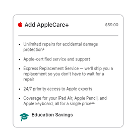 APPLE APPLECARE+ 11-INCH IPAD AIR (M3)