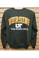 CHAMPION NURSING CHAMPION POWERBLEND FLEECE CREW - GREEN