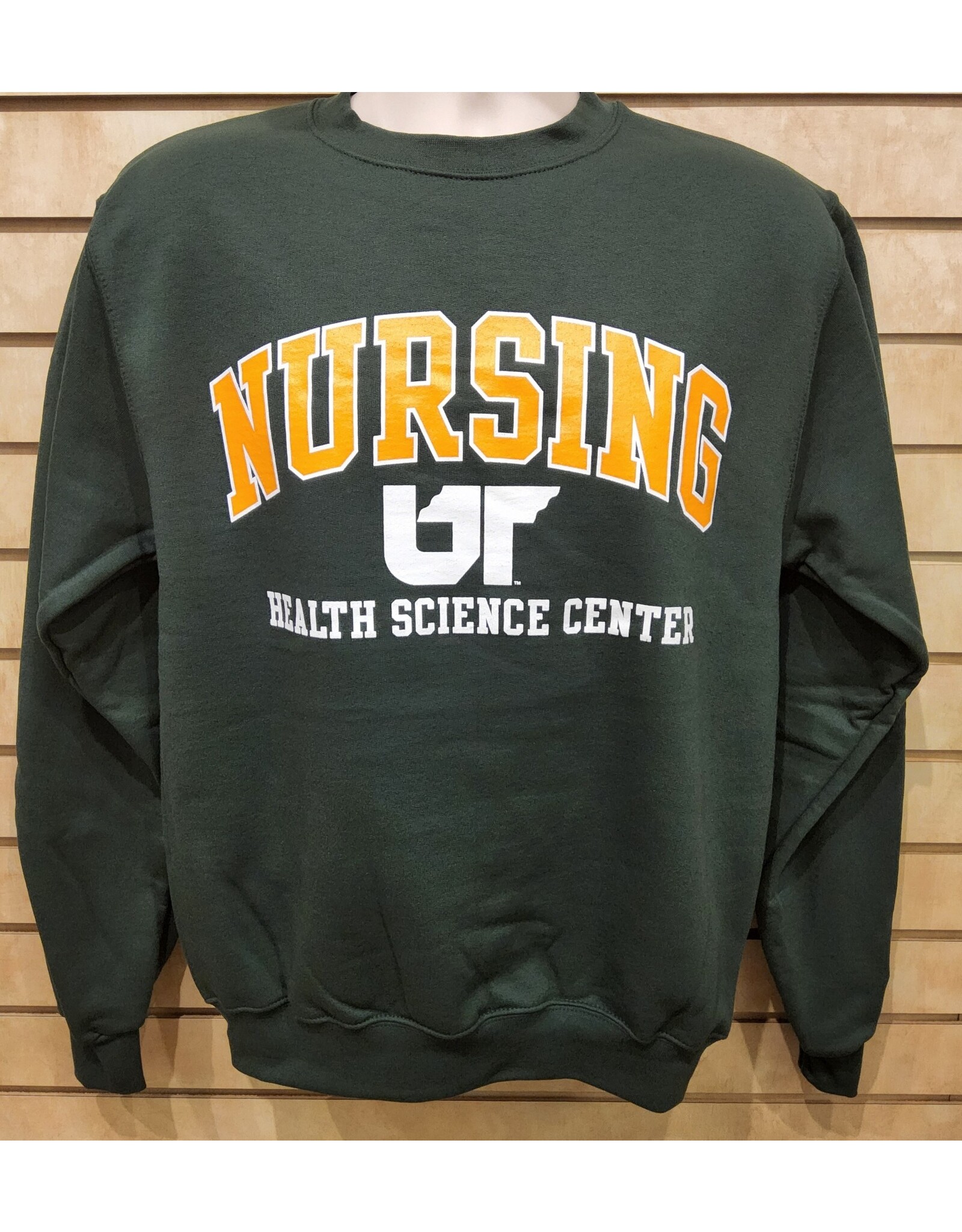 CHAMPION NURSING CHAMPION POWERBLEND FLEECE CREW - GREEN