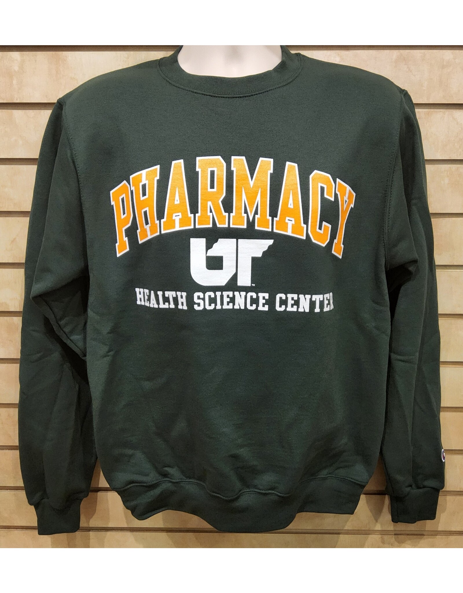 CHAMPION PHARMACY CHAMPION POWERBLEND FLEECE CREW - GREEN