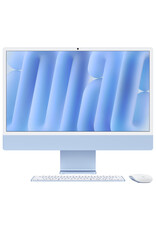 APPLE BLUE 24" IMAC w/ RETINA 4.5K DISPLAY: APPLE M4 CHIP w/ 10-CORE CPU & 10-CORE GPU, 16GB, 512GB SSD