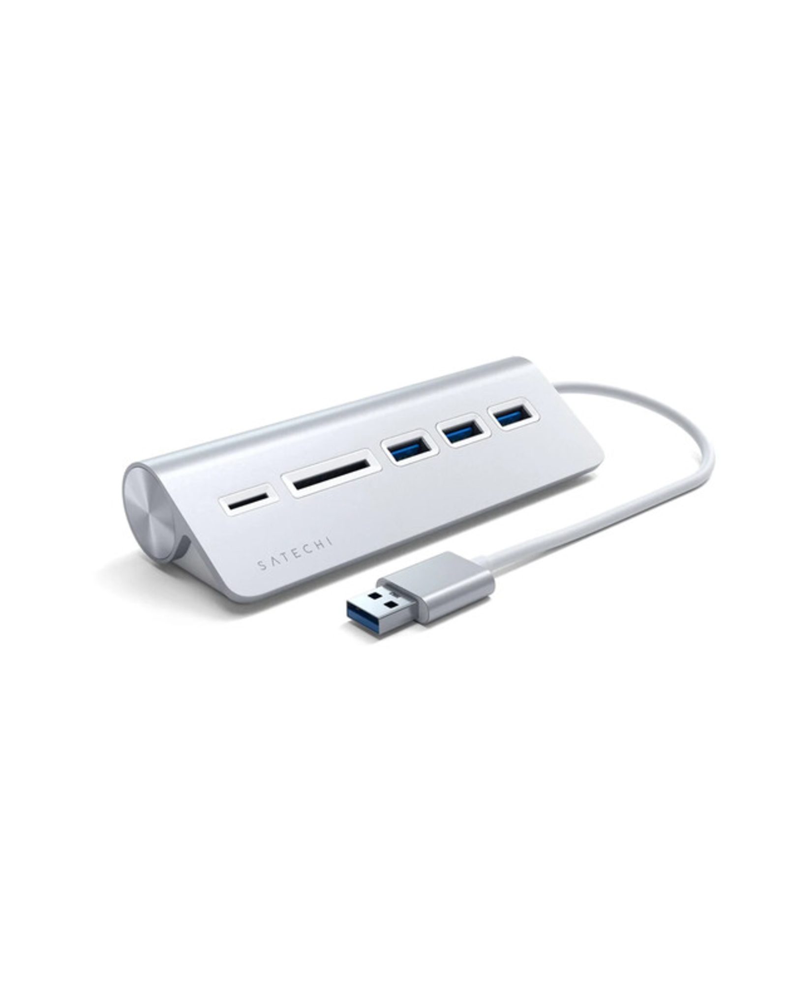 SATECHI SATECHI ALUMINIM USB 3.0 HUB & CARD READER SILVER
