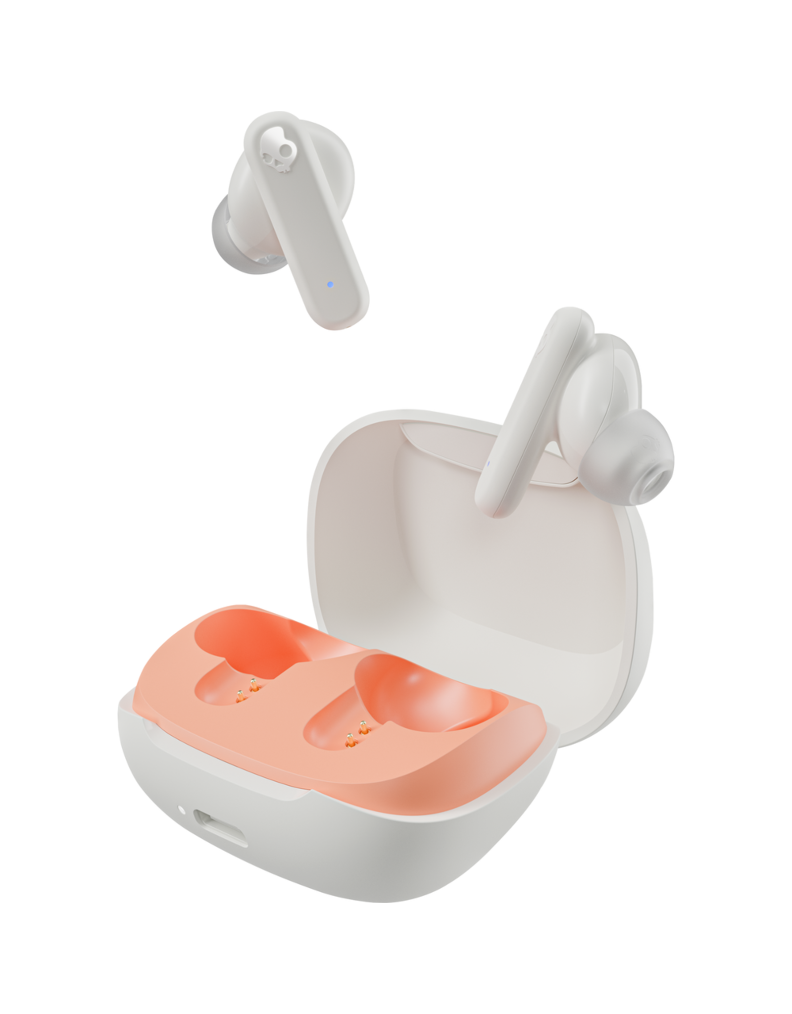SKULLCANDY SKULLCANDY SMOKIN BUDS TRUE WIRELESS EARBUDS- BONE/ORG