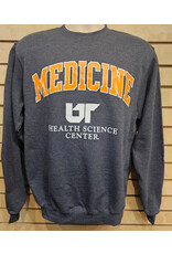 CHAMPION MEDICINE CHAMPION POWERBLEND FLEECE CREW - GRANITE HEATHER