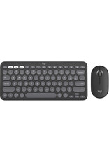 LOGITECH LOGITECH PEBBLE 2 WIRELESS KEYBOARD & MOOUSE COMBO - TONAL GRAPHITE