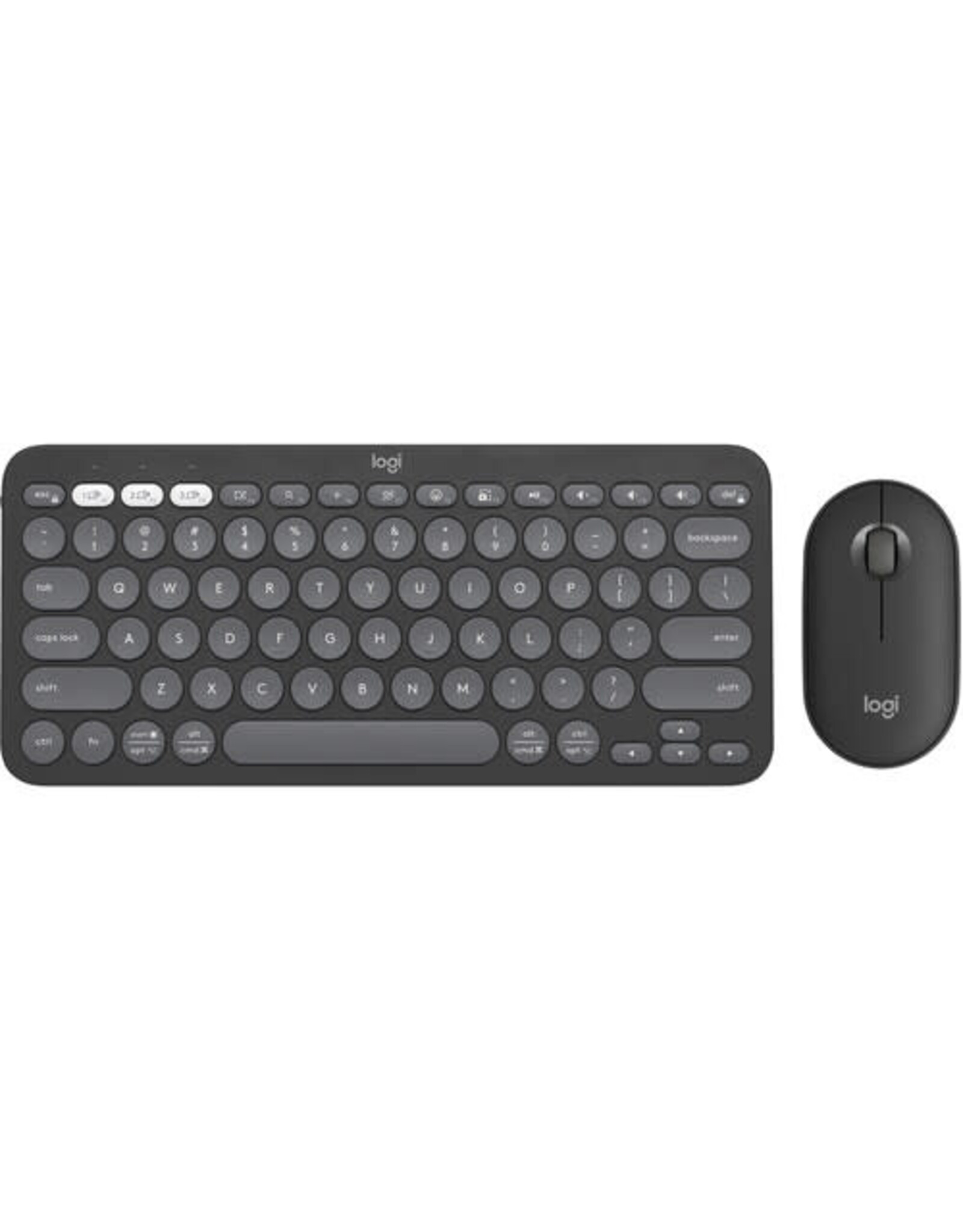 LOGITECH LOGITECH PEBBLE 2 WIRELESS KEYBOARD & MOOUSE COMBO - TONAL GRAPHITE