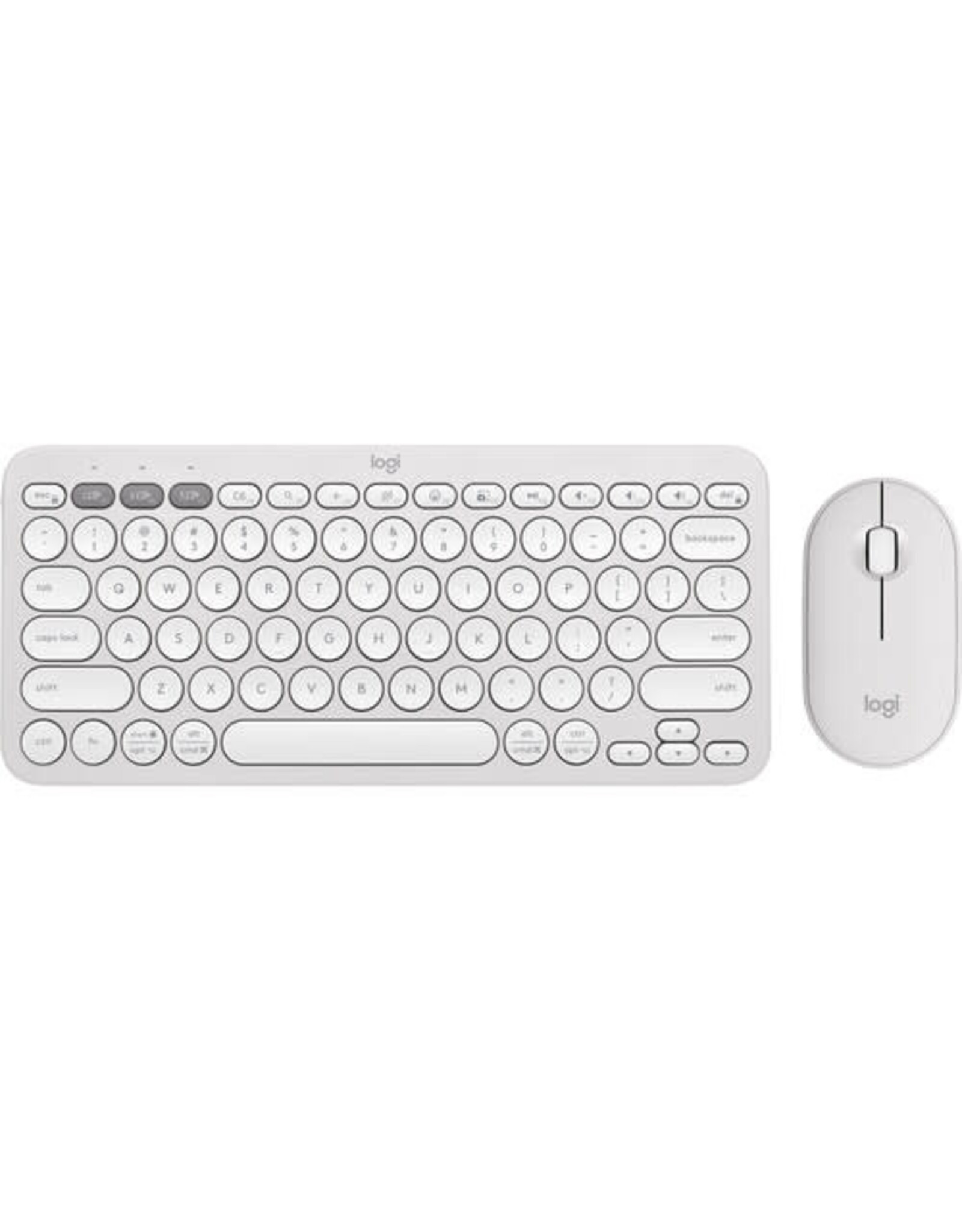 LOGITECH LOGITECH PEBBLE 2 WIRELESS KEYBOARD & MOOUSE COMBO - TONAL WHITE
