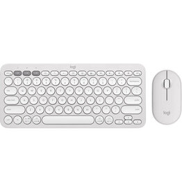 LOGITECH LOGITECH PEBBLE 2 WIRELESS KEYBOARD & MOOUSE COMBO - TONAL WHITE