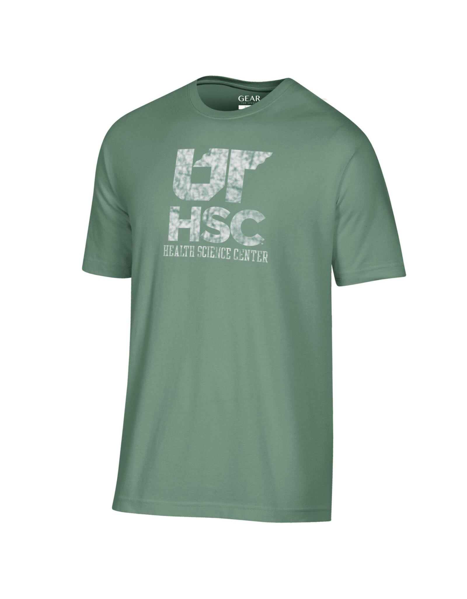 HANES STACKED UTHSC S/S TEE NURTURE GREEN