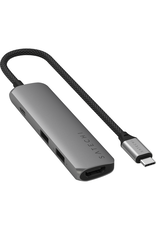 SATECHI SATECHI 4-IN-1 USB-C SLIM MULTIPORT ADAPTER 4K - SPACE GREY