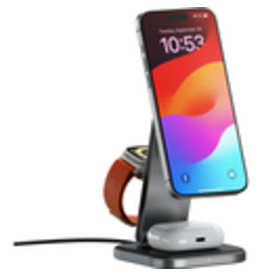 SATECHI 3-N-1 FOLDABLE WIRELESS CHARGING STAND