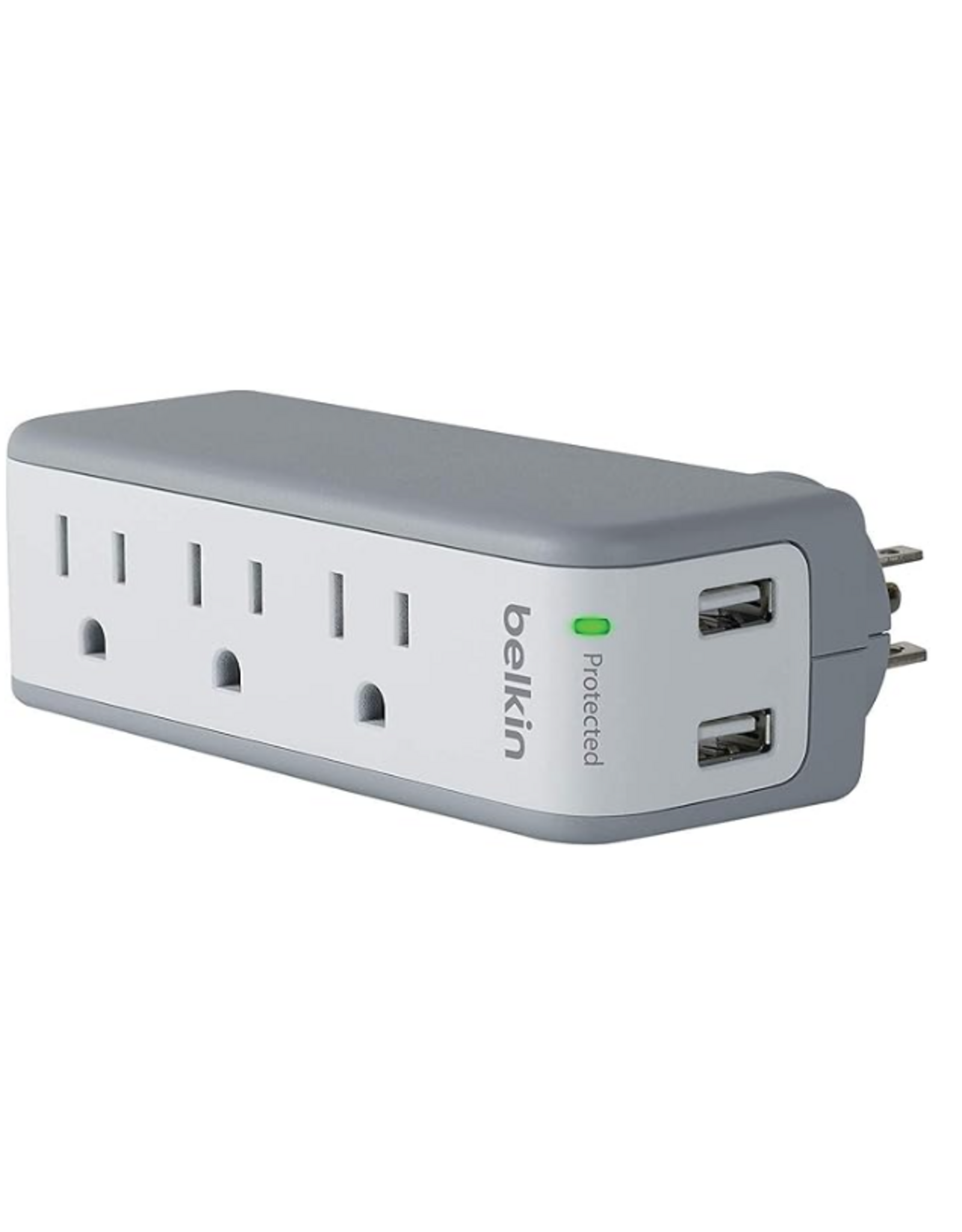 BELKIN MINI SURGE PROTECTOR w/ USB Charger