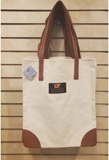 SANTA FE TOTE w/ EMBROIDERED PATCH NATURAL