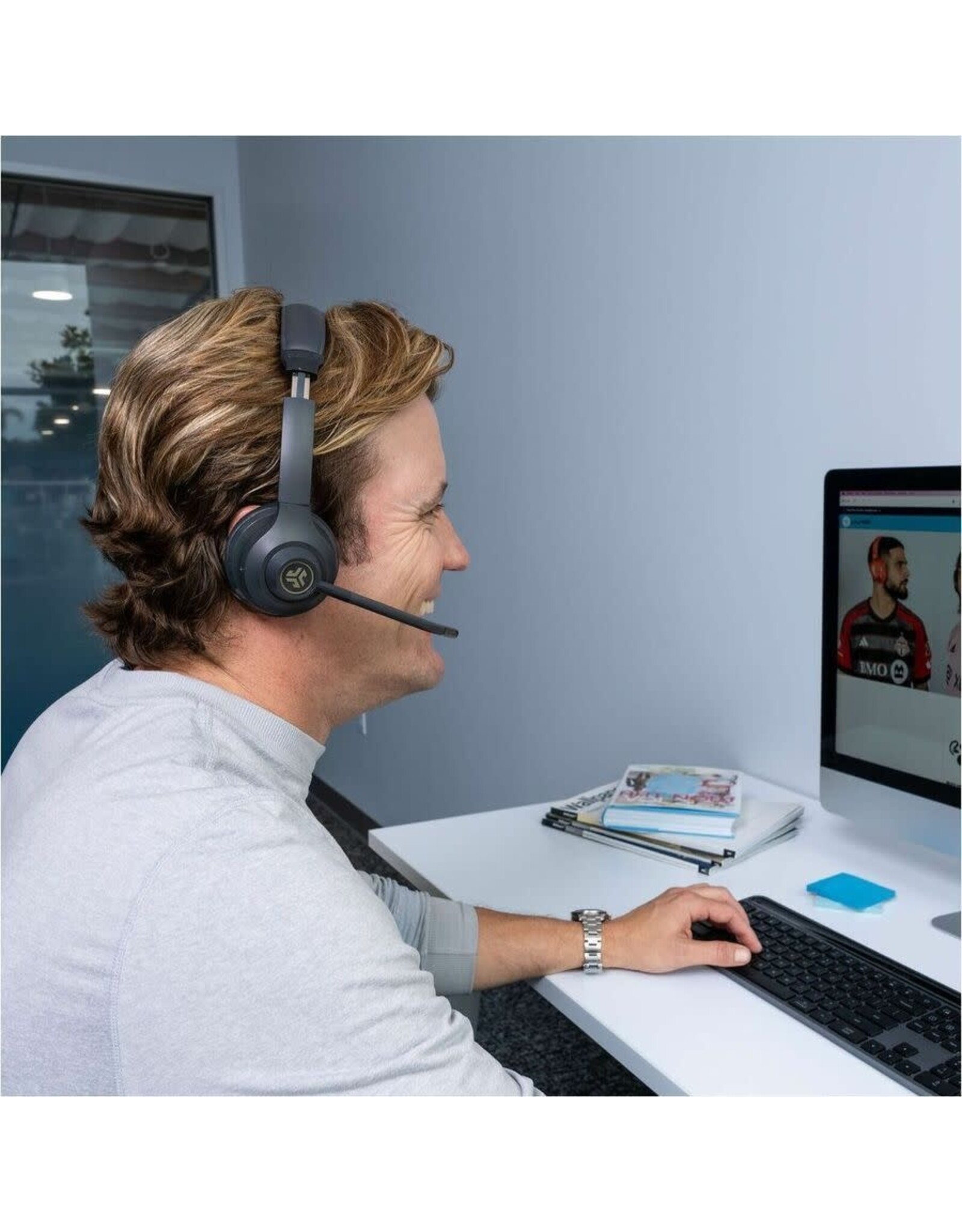 JLAB JLAB GO WORK WIRELESS & WIRED ON-EAR HEADSET - BLACK