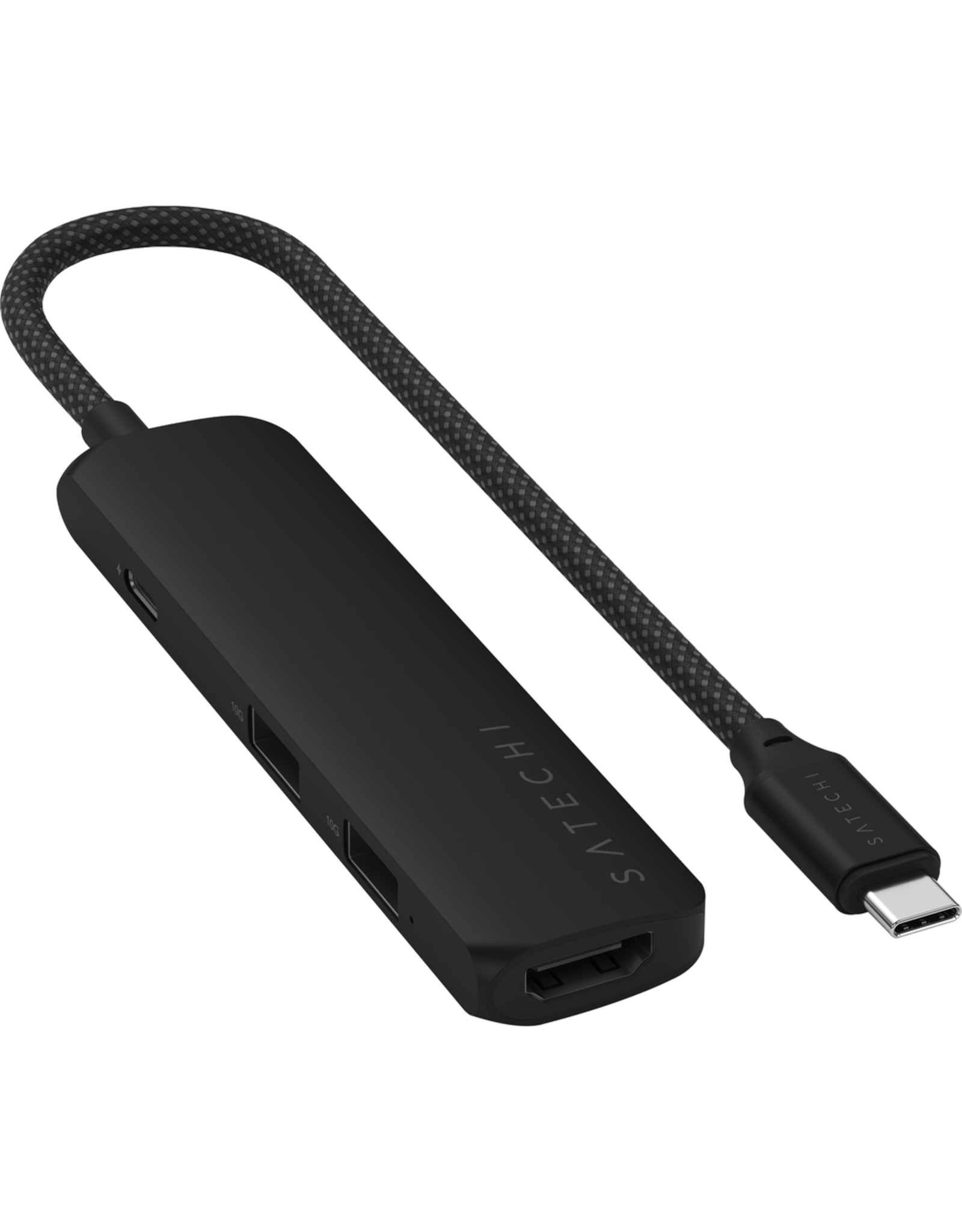 SATECHI SATECHI 4-IN-1 USB-C SLIM MULTIPORT ADAPTER 4K BLACK