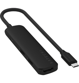 SATECHI SATECHI 4-IN-1 USB-C SLIM MULTIPORT ADAPTER 4K BLACK
