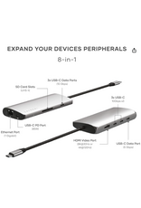 SATECHI SATECHI USB-C MULTIPORT ADAPTER 8K w/ ETHERNET V3