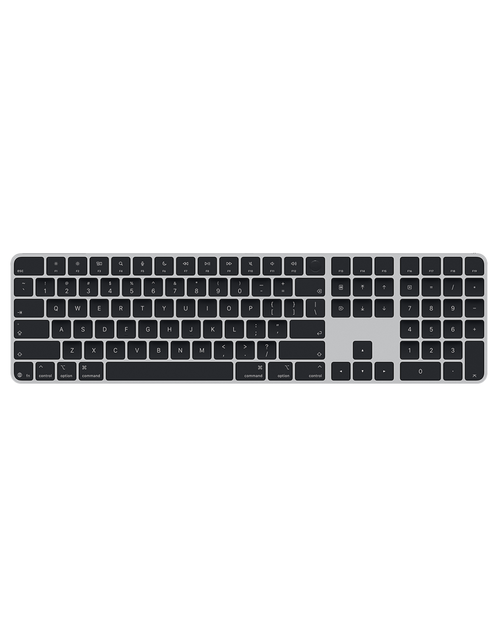 APPLE MAGIC KEYBOARD w/ TOUCH ID AND NUMERIC KEYPAD for Mac models with Apple silicon (USB–C) - US English - Black Keys