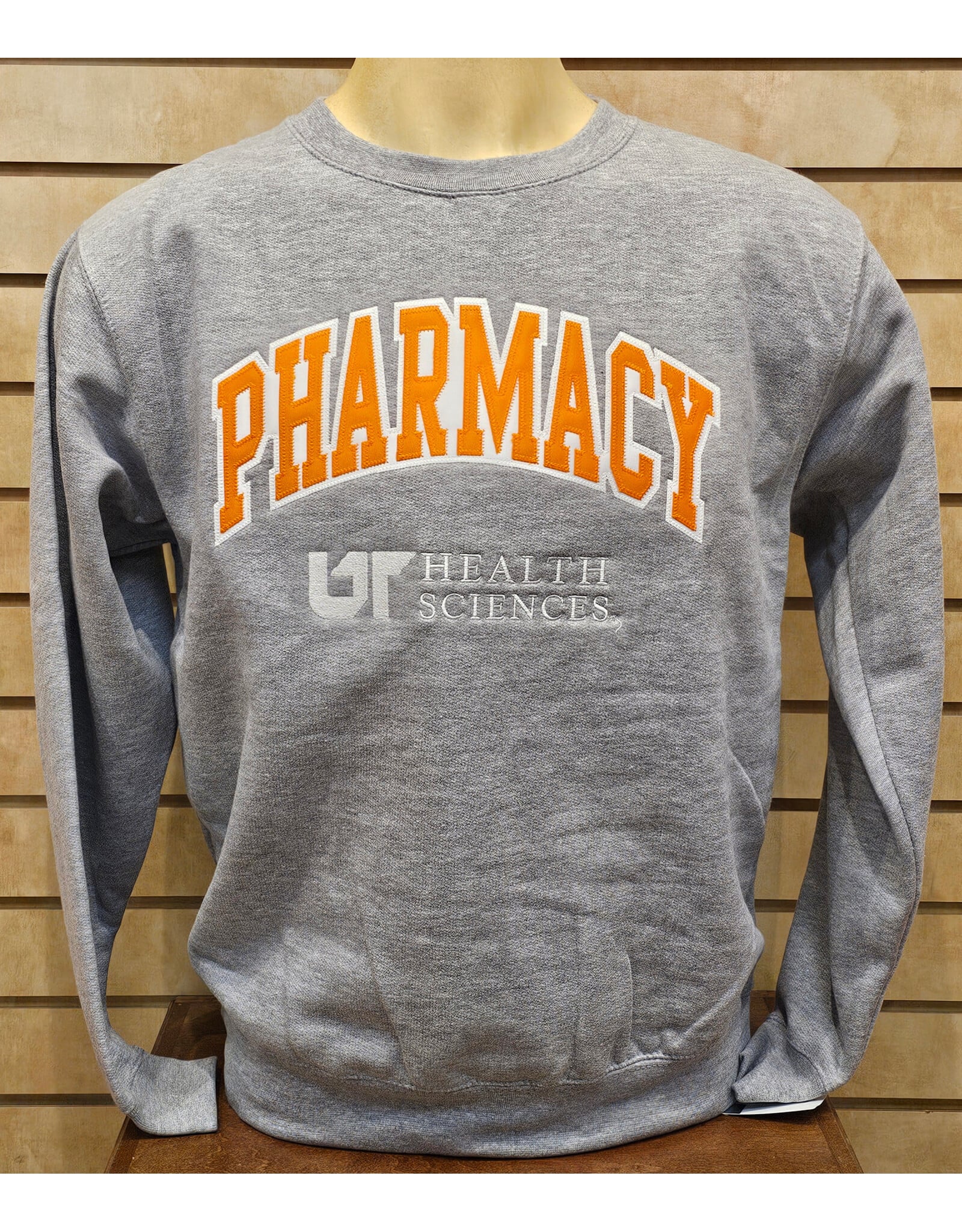 CI SPORT UTHS PHARMACY EMBROIDERED CREW