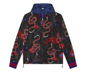 gucci snake bomber