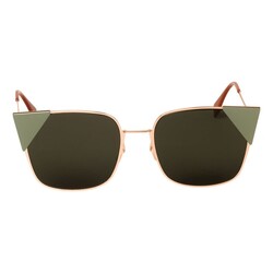 FENDI FENDI (FF 0191/S) RED GREEN GOLD SQUARE SUNGLASSES