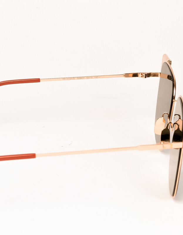 FENDI FENDI (FF 0191/S) RED GREEN GOLD SQUARE SUNGLASSES