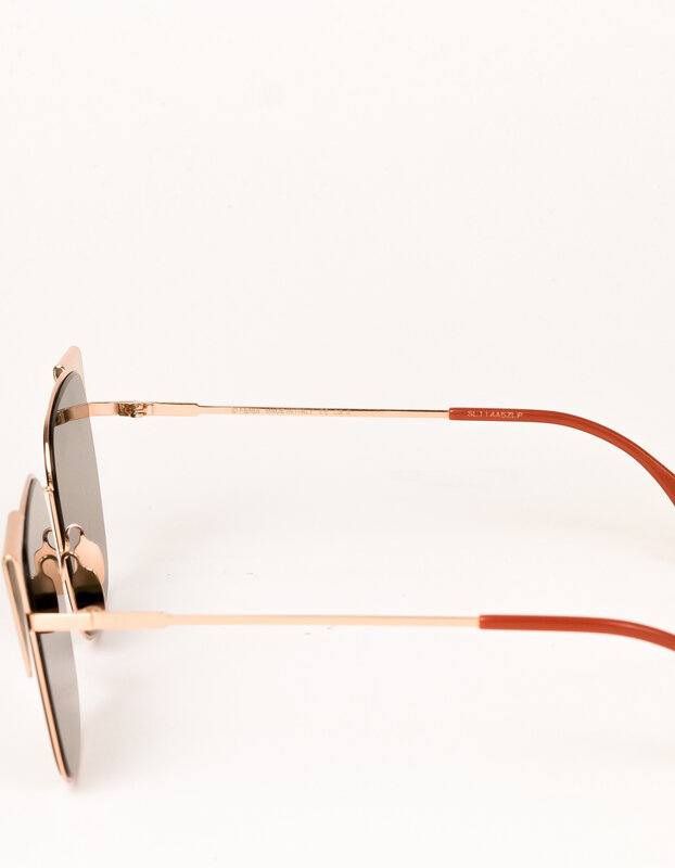 FENDI FENDI (FF 0191/S) RED GREEN GOLD SQUARE SUNGLASSES