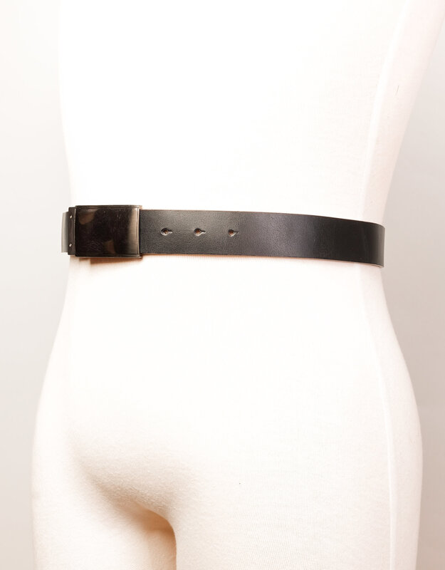 DSQUARED2 DSQUARED2 BLACK LEATHER BELT