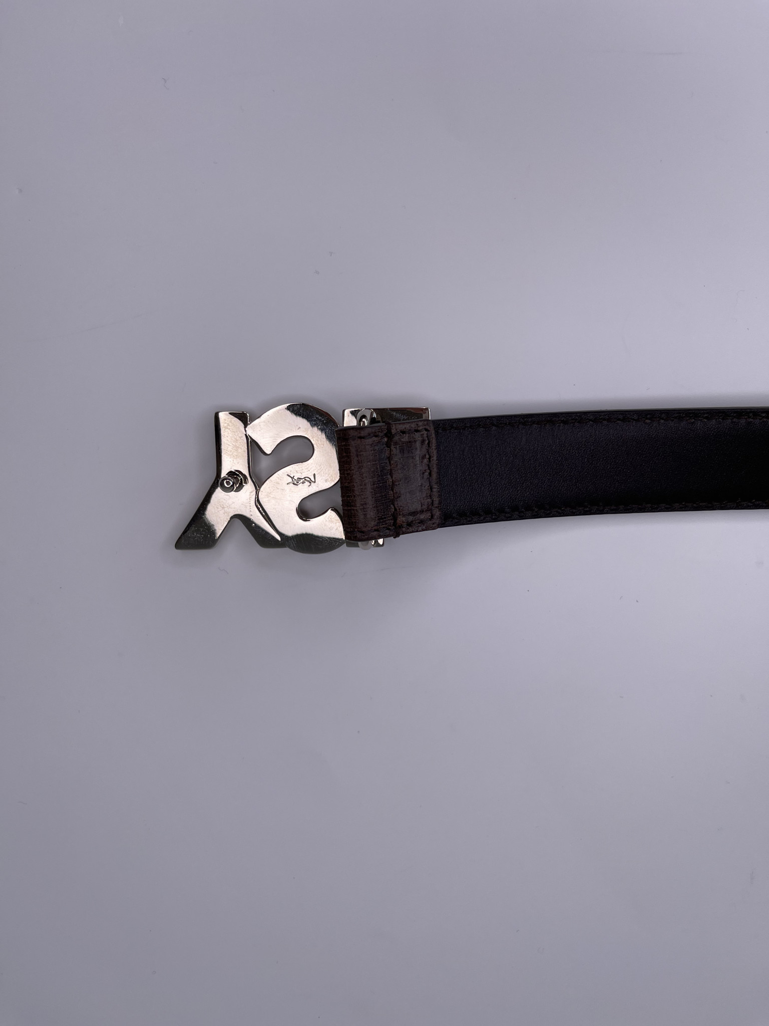 YSL logo leather belt 95 - 2023 ❤️ CooperativaShop ✓