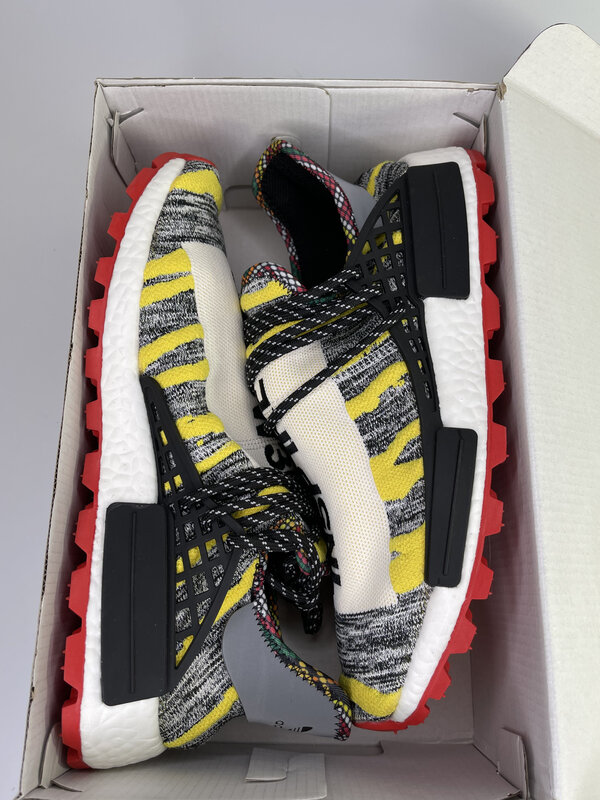 PHARRELL X NMD HUMAN RACE SOLAR PACK SNEAKERS (10 US) MENS