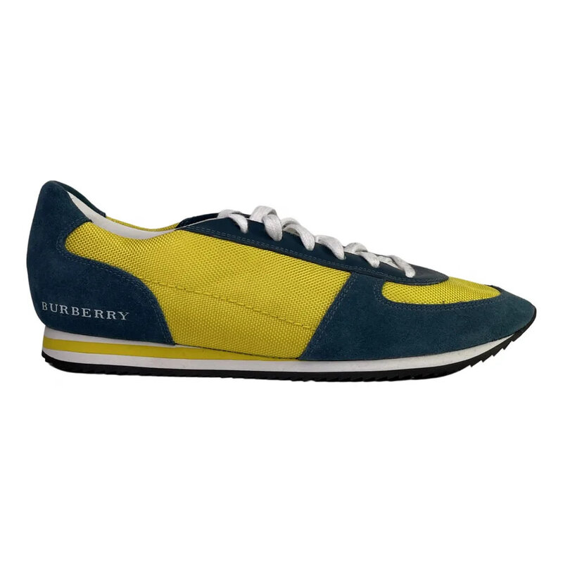BURBERRY NYLON SUEDE POP SNEAKERS (37 EU) WOMENS