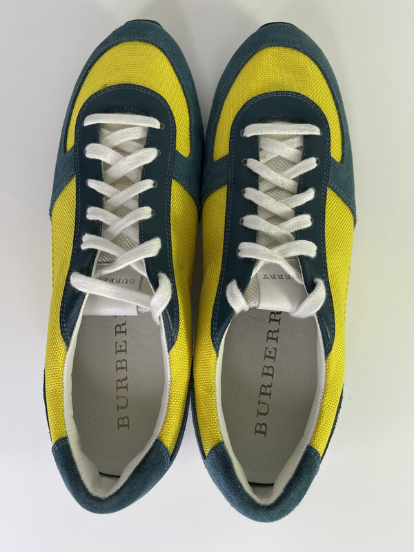BURBERRY NYLON SUEDE POP SNEAKERS (39 EU) WOMENS