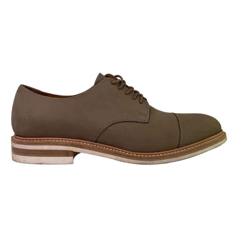 MR. B'S MR. B’S BROWN LEATHER OXFORDS (11 US)