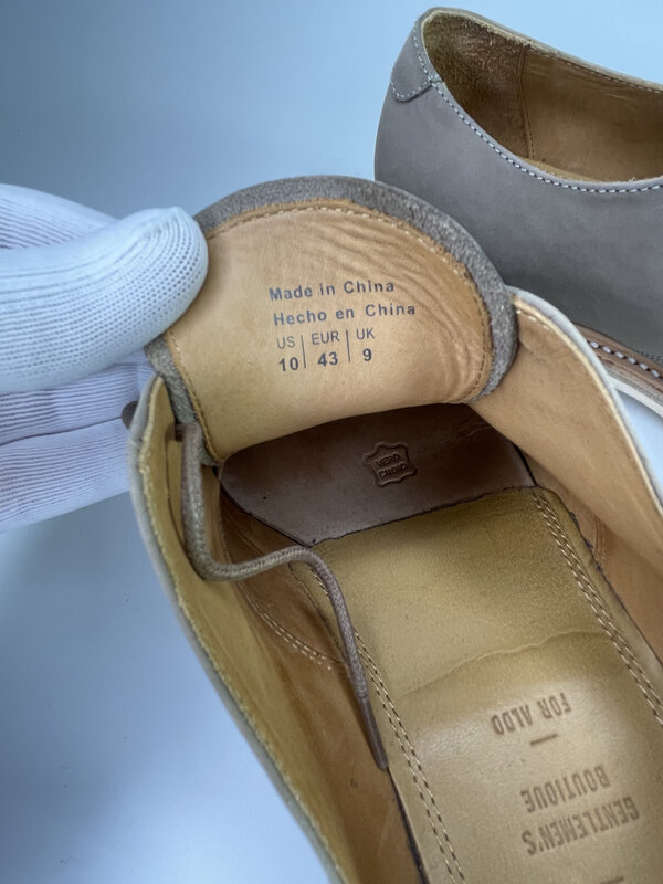 MR. B'S MR. B’S BROWN LEATHER OXFORDS (11 US)