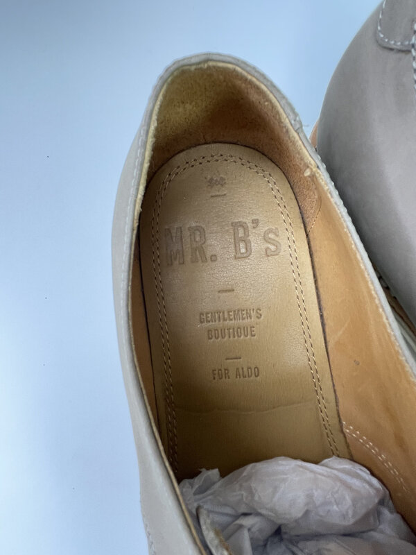 MR. B'S MR. B’S BROWN LEATHER OXFORDS (11 US)