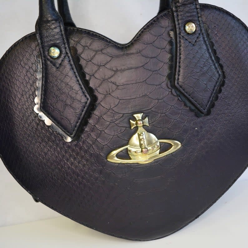Vintage Vivienne Westwood Heart Bag Handbag Purse