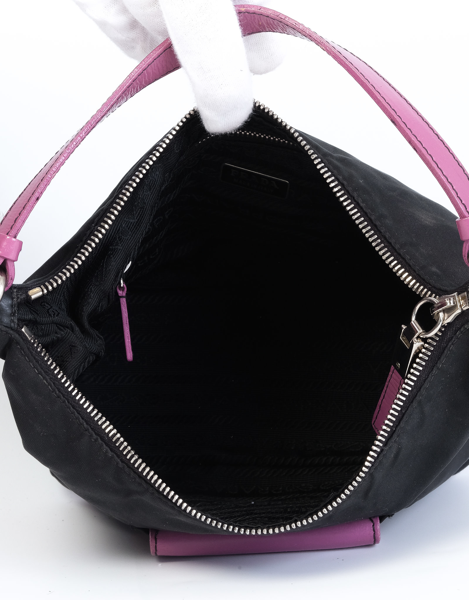 PRADA Multi Pochette Sling Bag..3 Pieces…Color - Black…#prada