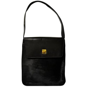 MCM MCM BLACK PONY CALFSKIN BAG