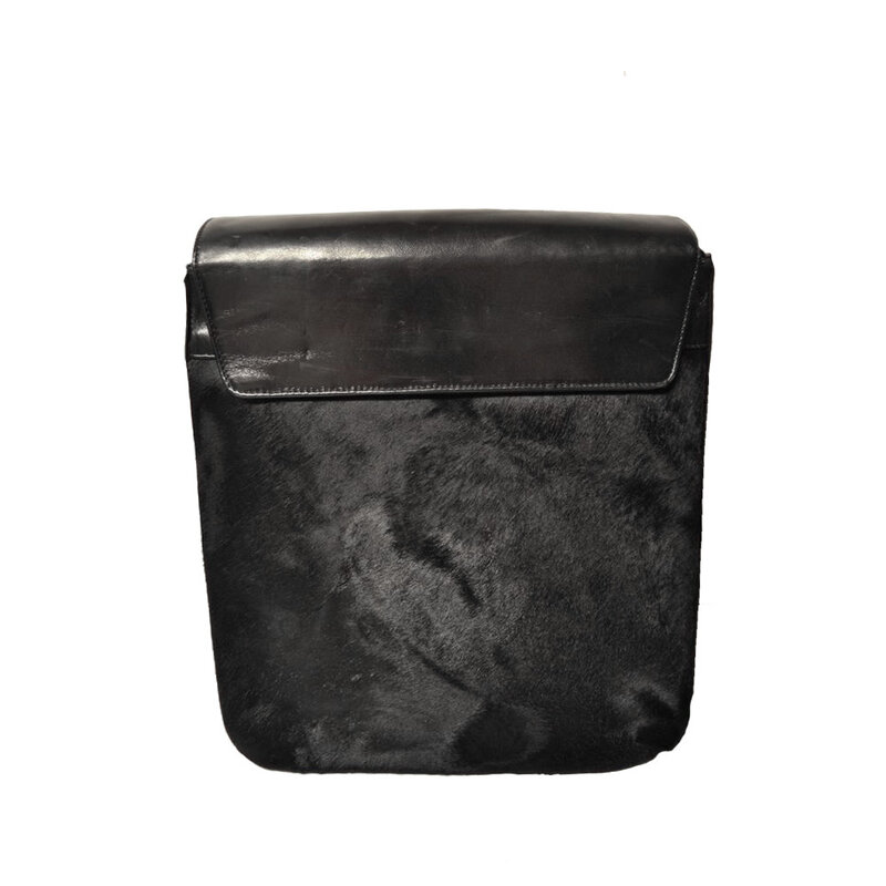MCM MCM BLACK PONY CALFSKIN BAG