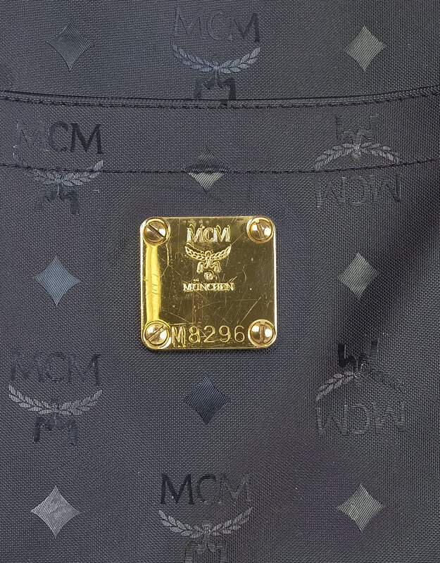 MCM MCM NYLON WATERPROOF LUGGAGE TOTE BAG